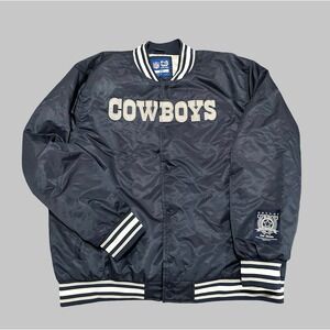 Dallas Cowboys Ultra Game Bomber Varsity Heavyweight Jacket Men's 2XL NWT